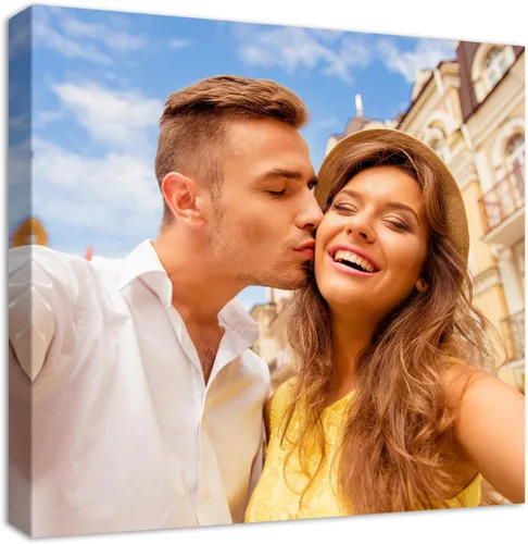Miniatura 12 de YYYYHPP Impresiones en lienzo con tus fotos, arte de pared personalizado de foto a lienzo, impresión en lienzo para boda, familia, bebé, mascotas
