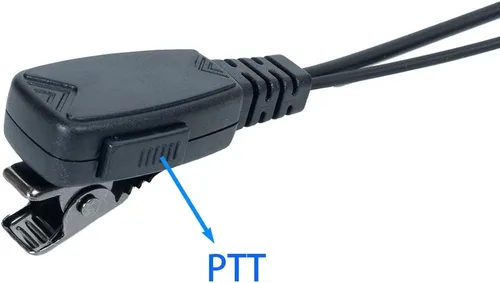 Miniatura 4 de Auriculares giratorios en forma de C MIC PTT compatibles con Baofeng UV-5R BF-888S BF-F8HP UV-82 UV-82HP Kenwood Walkie Talkies Radio bidireccional