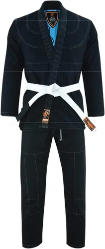 Miniatura 2 de Samurai Warrior Interior sublimado Pro Brazilian Jiu Jitsu BJJ Kimono Gi Uniforme Unisex Cinturón incluido