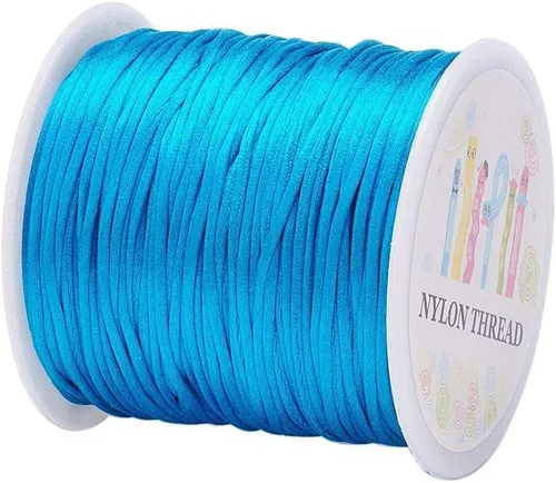 Miniatura 37 de Elecrelive - Cuerda de nailon de 200 yardas para pulseras, 200 yardas, cuerda de nailon para pulseras, 20 colores para collar, pulsera, joyería