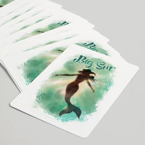 Miniatura 5 de Lantern Press Big Sur, California, Mermaid Underwater, 52 Playing Cards for Adults, Poker Size Card Deck