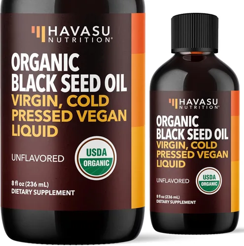 Miniatura 13 de Cápsulas de aceite de semilla negra prensado en frío - Suplemento de 1500 mg de comino negro para la función inmune, apoyo digestivo y salud general