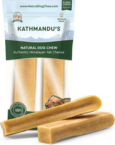 Miniatura 22 de Queso auténtico del Himalaya de yak para perros - Pequeño (Paquete de 10) - Procedencia de las estribaciones prístinas del Himalaya, sin cuero