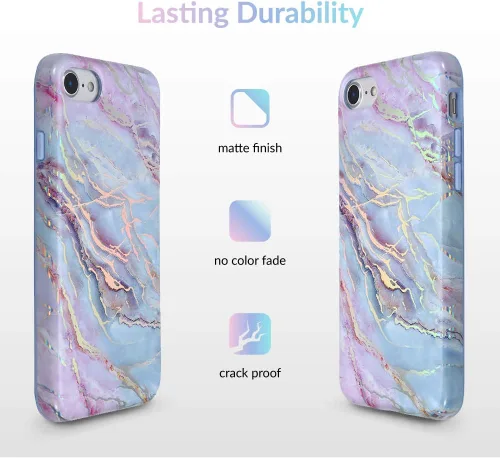 Miniatura 5 de Velvet Caviar - Funda protectora de gran calidad para perchone 8 y iPhone 7, Holo Moonstone