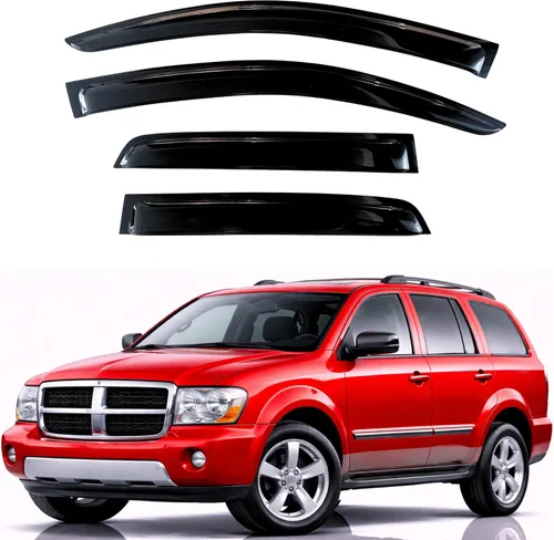 Miniatura 236 de KPY Visor de ventana compatible con Hyundai Tucson 2021-2025, 4 piezas de deflector de ventilación para ventana lateral, estilo Mugen, protector