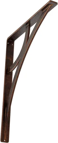 Miniatura 69 de Ekena Millwork BKTM02X10X12TGLABS Soporte de metal, 2 pulgadas de ancho x 10 pulgadas de profundidad x 12 pulgadas de alto, latón envejecido