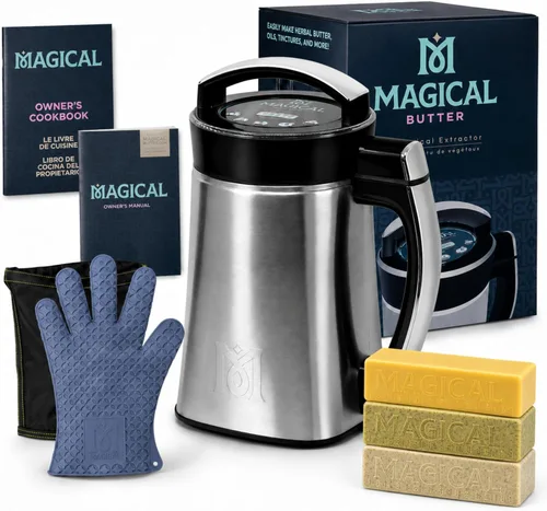 Máquina de extracción botánica Magical Butter MB2E oficial con libro de cocina de 7 páginas