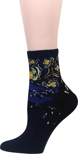 Miniatura 8 de Wish Island Calcetines novedosos de algodón para mujer, paquete de 45