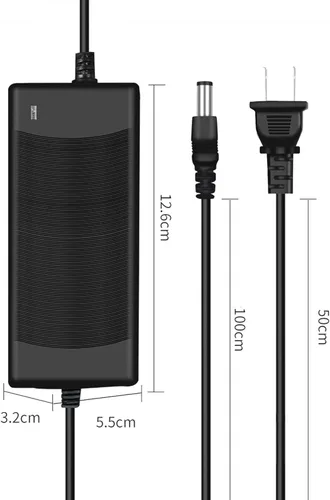 Miniatura 5 de Cargador de batería rápido de 29.4V 2A (3 enchufes) para scooter eléctrico, cargador de repuesto de batería universal para baterías de litio de 25.2