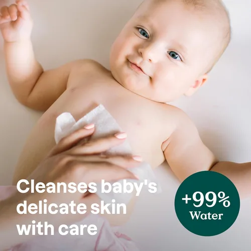 Miniatura 2 de ATTITUDE Toallitas de agua para bebés, verificadas por EWG, seguras para recién nacidos, sin perfume y sin fragancia, 99% de agua, suaves, veganas