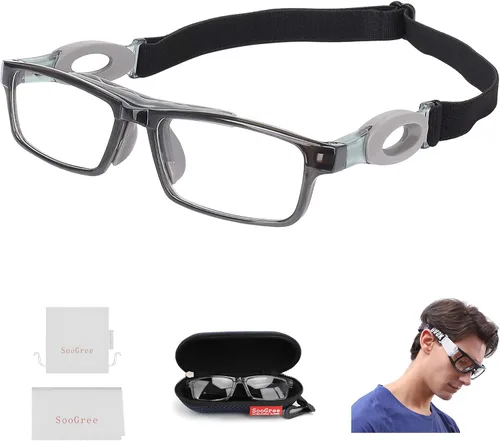 Miniatura 10 de SooGree Sports Goggles Racquetball Glassess Basketball Football Soccer Goggles for Men & Women Adjustable Strap
