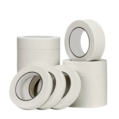 Miniatura 2 de Washi Cinta adhesiva blanca de alta temperatura, un solo lado, desgarrable, grabable, decorativa para officina, Coche, pintura al óleo, boceto