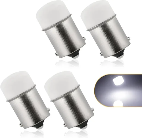gunhunt 4 luces LED de freno 1156 para automóvil, 3014-9SMD de alto brillo, foco de repuesto de señal de giro de un solo contacto, luz trasera de