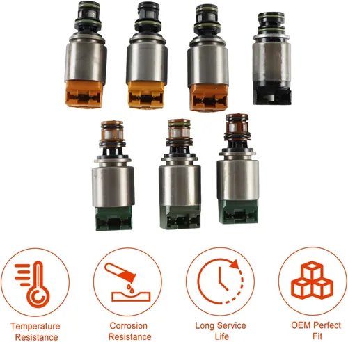Miniatura 8 de Kessocco Kit de solenoide de cambio de transmisión 4F27E de 4 velocidades de repuesto para Ford Focus Fusion Mazda 3 5 6 Protege 1999