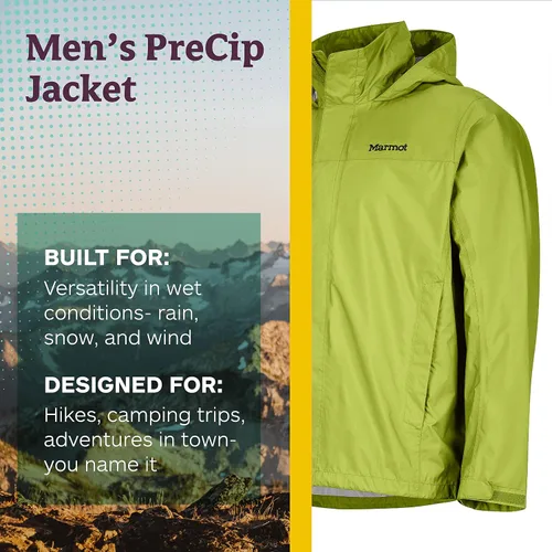 Miniatura 2 de MARMOT Men's Precip Lightweight Waterproof Rain Jacket