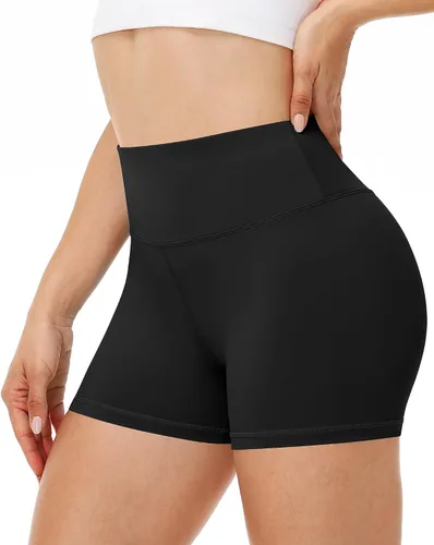 Runhit - Pantalones cortos ciclistas para mujer de entrenamiento - 3"/5"/8" de cintura alta, con control de abdomen, pantalones cortos de spandex