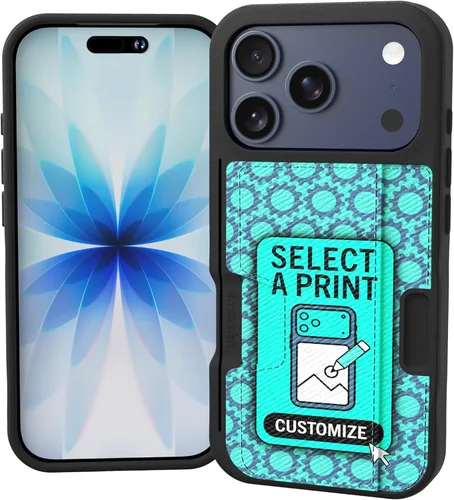 Miniatura 66 de Smartish Funda tipo cartera para iPhone 13 Pro – Wallet Slayer Vol. 2 [delgada + protectora] tarjetero con función atril - Black Tie Affair