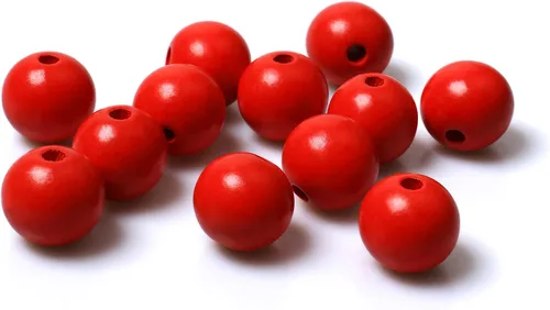 Miniatura 19 de 1000 cuentas de madera negras de 0.236 pulgadas a granel, cuentas espaciadoras sueltas de madera para manualidades hechas a mano, agujero de 0.079