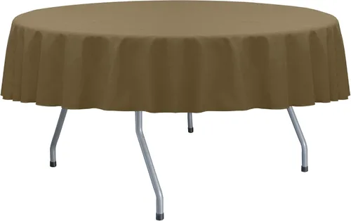Miniatura 19 de Ultimate Textile Cotton-Feel - Mantel redondo de comedor fino de 72 pulgadas, color verde militar