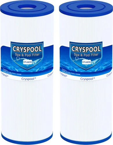 Cryspool® 04036 Filtro compatible con CX225RE, C225, Commander II 57010500, PA225-4/M4, C-4325, FC-1220, Cartucho de filtro de spa de 25 pies