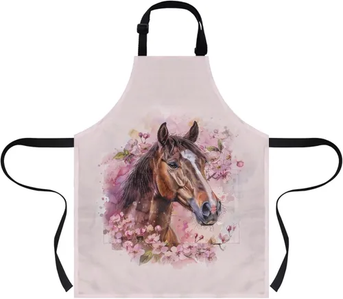 Miniatura 8 de doginthehole Delantal para niños con bolsillo para niños y niñas, delantales de chef ajustables con 2 bolsillos para cocinar, pintar