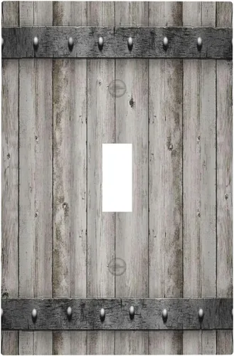 Miniatura 122 de Mid Century Morden Boho - Placa de pared para interruptor de luz dúplex de 1 banda, placa frontal decorativa eléctrica para receptáculo para baño