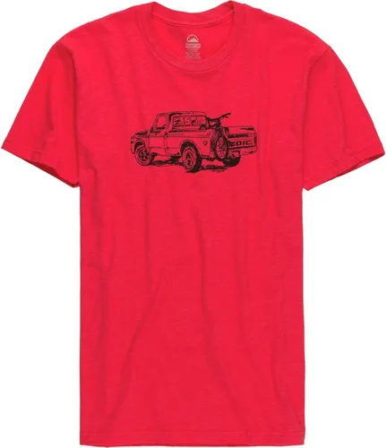 ZOIC Truck - Camiseta de manga corta para hombre, color rojo, talla M