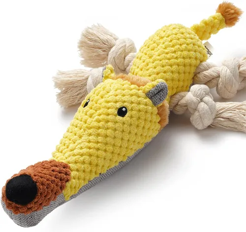 Miniatura 7 de Sedioso Juguetes para perros, juguete de peluche para perros para razas grandes, bonitos juguetes chirriantes para perros con papel arrugado