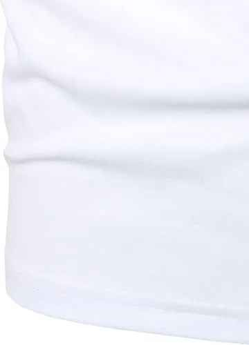 Miniatura 6 de HOOD CREW Polo para hombre, diseño básico, informal, con cuello en V
