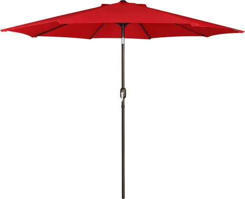Miniatura 24 de Blissun - Sombrilla de aluminio para patio al aire libre de 9 pies, sombrilla de mesa para exteriores, sombrilla de jardín, sombrilla de mercado