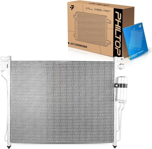 Miniatura 13 de PHILTOP Condensador de aire acondicionado para Ford Explorer 2002-2005, Mercury Mountaineer 2002-2005, Reemplazar # 3056, 1L2Z17912AA, 6L2Z19712AA