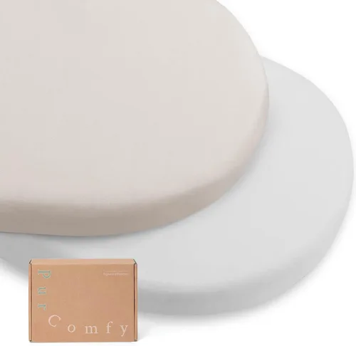 Miniatura 22 de Sábanas bajeras supersuaves para moisés, sábanas de viscosa de bambú de alta calidad, hipoalergénicas, transpirables, para moisés, almohadilla