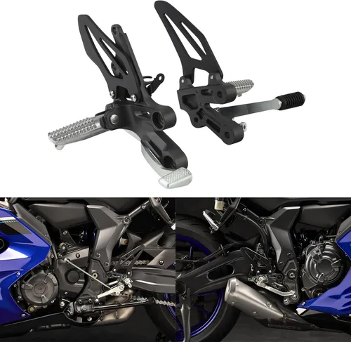 Miniatura 9 de TCT-MOTORPARTS Soporte de pedales de descanso para conductor delantero para YAMAHA YZF-R7 YZF R7 2022-2024