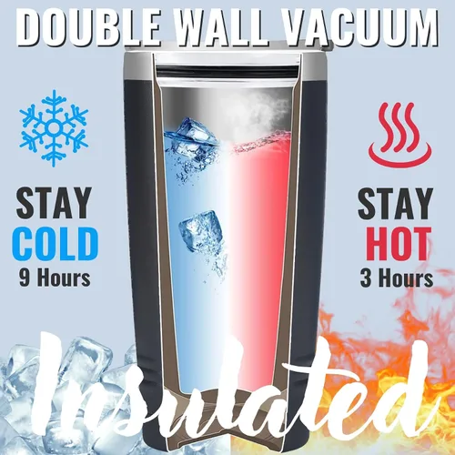Miniatura 3 de Onebttl Regalos de anime para hombres, mujeres, niños - Vasos de acero inoxidable con pared doble aislados al vacío de 20 oz/590 ml - Regalos