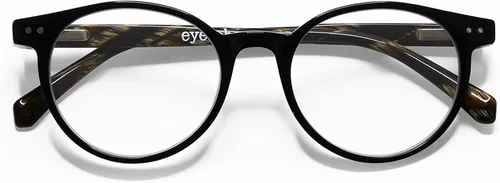 Miniatura 2 de eyebobs - Estuche cerrado Gafas de lectura premium para hombre y mujer Marco redondo para caras promedio Disponibles en 0.0x - 4.0x
