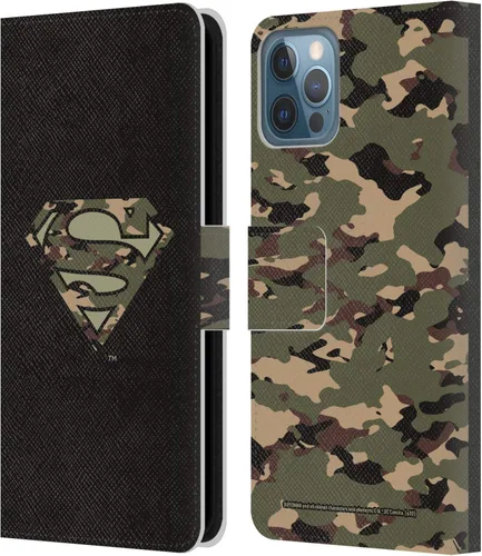 Miniatura 131 de Head Case Designs Funda de piel con licencia oficial de Superman DC Comics con logotipos negros y rojos compatible con Apple iPhone 11