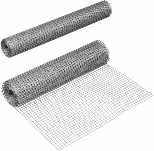 SATINIOR 2 láminas de 13.7 x 40 pulgadas de malla de alambre para gallinero, rollo de malla metálica, tela metálica pequeña galvanizada soldada,
