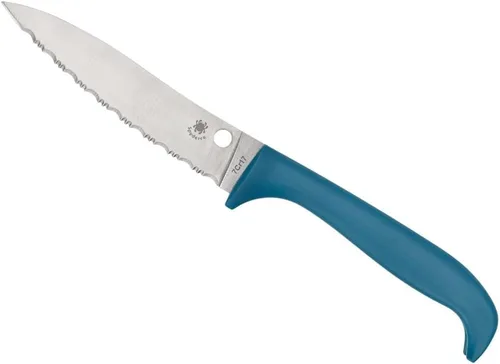 Miniatura 9 de Spyderco Counter Puppy - Cuchillo de cocina de 6.9 pulgadas con hoja de acero inoxidable 7Cr17 resistente a la corrosión de 3.46 pulgadas y mango