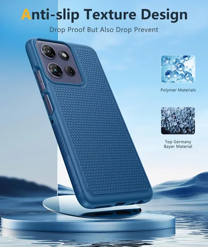 Miniatura 449 de FNTCASE Funda para iPhone 17 Pro: Fundas delgadas translúcidas de color azul claro compatibles con MagSafe, protección completa de la cámara