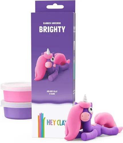 Miniatura 21 de HEY CLAY Arcilla de secado al aire con divertida aplicación interactiva, juego de arcilla para modelar y manualidades para niños de 3 a 8 años
