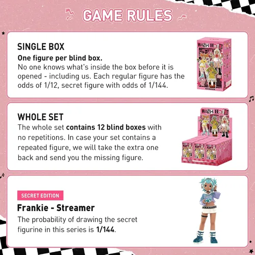 Miniatura 2 de POP MART Peach Riot Rush Hour Series Figuras Figuras de Caja Ciega, Figuras de Acción de Diseño Aleatorio Juguetes Coleccionables Decoraciones