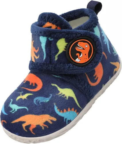 LeIsfIt Pantuflas de casa para niños y niñas, botas de invierno para niños, cálidas, ligeras, con suela antideslizante