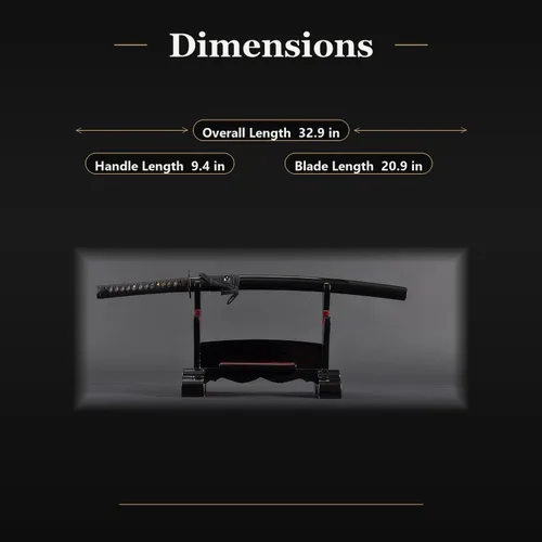Miniatura 6 de Grúa de baile Wakizashi, espada de espiga completa forjada a mano de acero al carbono 1060 grúa bailarina de hierro tsuba 1060 wakizashi