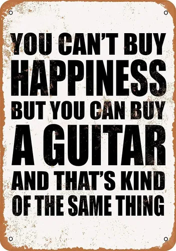 Miniatura 4 de Sign You Can't Buy Happiness BUT You CAN Buy Local Funny Art Letrero de metal de 16 x 12 pulgadas para bar pub interior y exterior, decoración