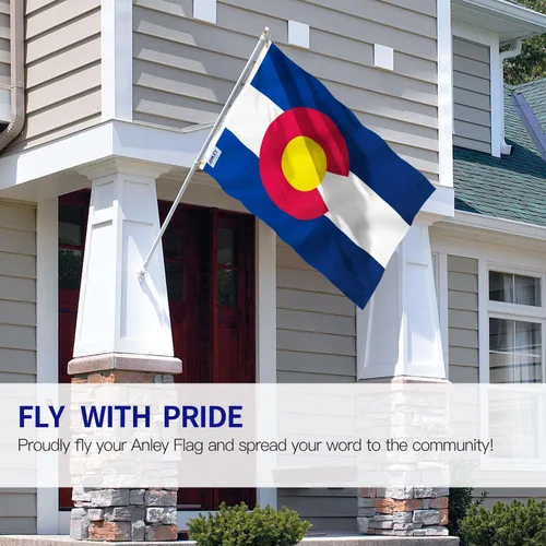 Miniatura 2 de Bandera con los estados de EE.UU., Colorado Poliéster 68D - Colorado