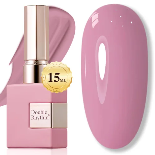 Miniatura 45 de Double Rhythm 15ml de esmalte de uñas en gel, color puro, mismo color, misma botella, esmalte de uñas de remoción para arte de manicura en salón
