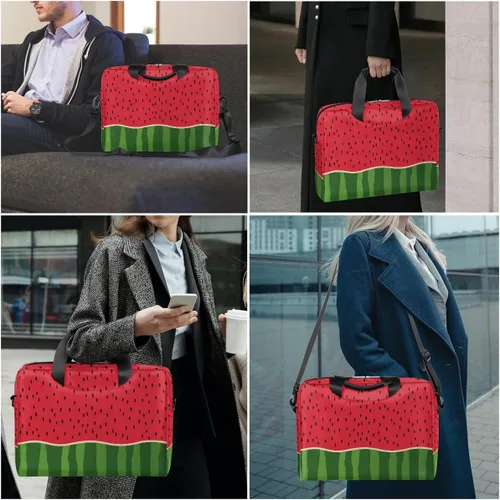 Miniatura 2 de Bonita bolsa de hombro para computadora portátil para mujeres y hombres, bolsa para computadora portátil, funda para laptop, maletín de transporte