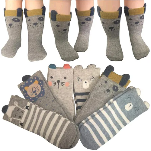 Miniatura 5 de Calcetines para bebé 6 pares antideslizantes de 12 a 36 meses para bebés y niñas