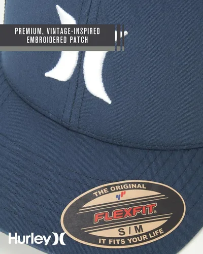 Miniatura 6 de Hurley Gorra de béisbol Icon Textures Flexfit para hombre