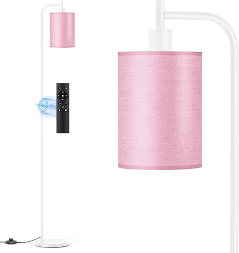 Miniatura 14 de SIBRILLE Lámpara de pie con pantalla de lino, lámpara de pie alta regulable con control remoto y 3 temperaturas de color, lámparas de pie modernas
